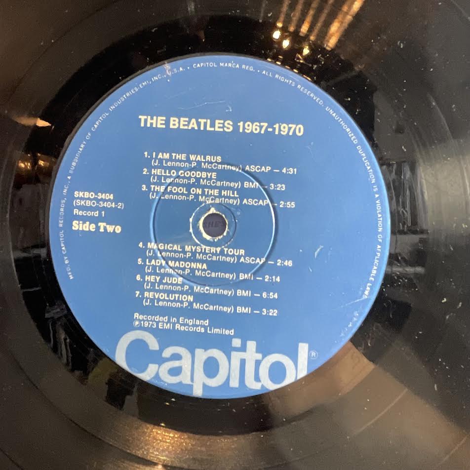 The Beatles - 1967-1970 (2x VINYL) | Very Good (VG) Very Good Plus (VG+)