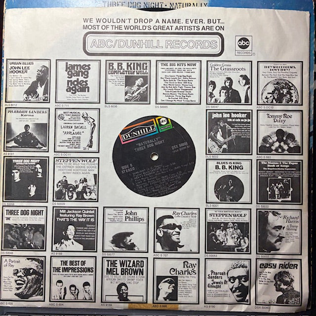 Three Dog Night - Naturally (VINYL) | Very Good (VG) Very Good Plus (VG+)