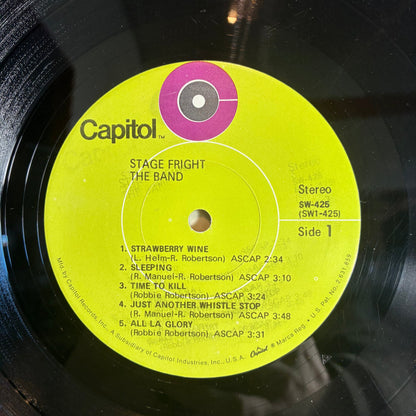 The Band - Stage Fright (VINYL) | Very Good (VG) Very Good Plus Plus (VG++)