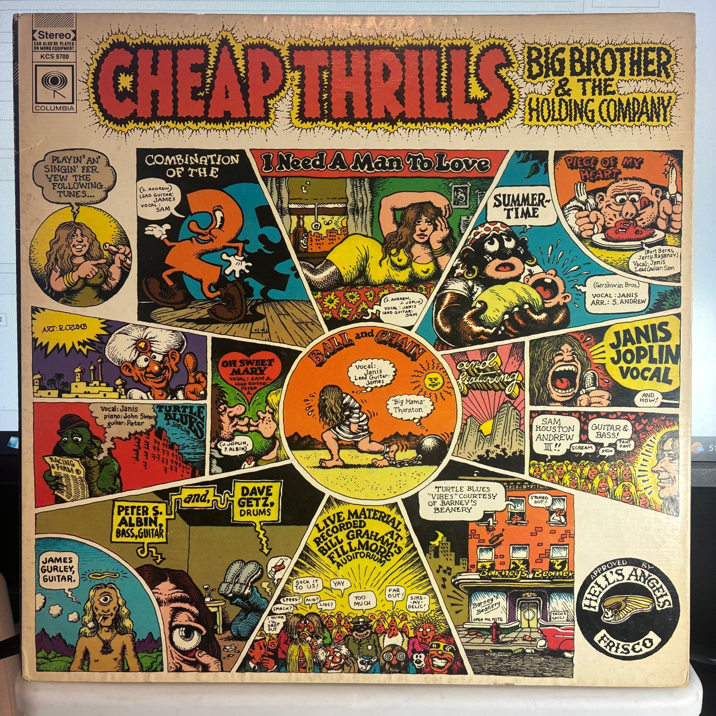 Big Brother & The Holding Company - Cheap Thrills (VINYL) | Very Good (VG) Very Good Plus (VG+)