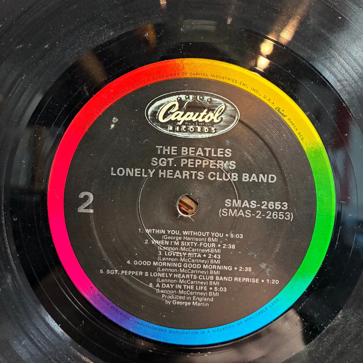 The Beatles - Sgt. Pepper's Lonely Hearts Club Band (VINYL) | Very Good (VG) Very Good Plus (VG+)