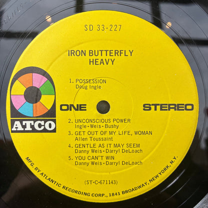 Iron Butterfly - Heavy (VINYL) | Very Good (VG) Very Good (VG)