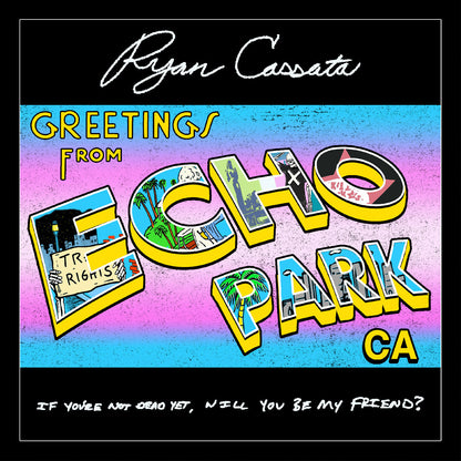 Ryan Cassata - Greetings From Echo Park (Trans-Blue VINYL) | Mint (M) Mint (M)