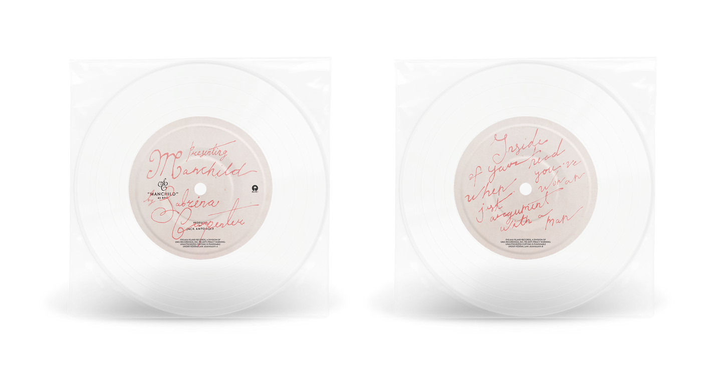 Manchild (Clear Vinyl 7") | Mint (M) Mint (M)