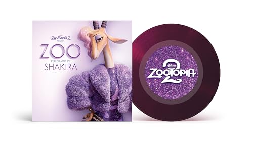 Shakira - Zoo (From Zootopia 2) (Purple Translucent Glitter Vinyl 7" Single) | Mint (M) Mint (M)