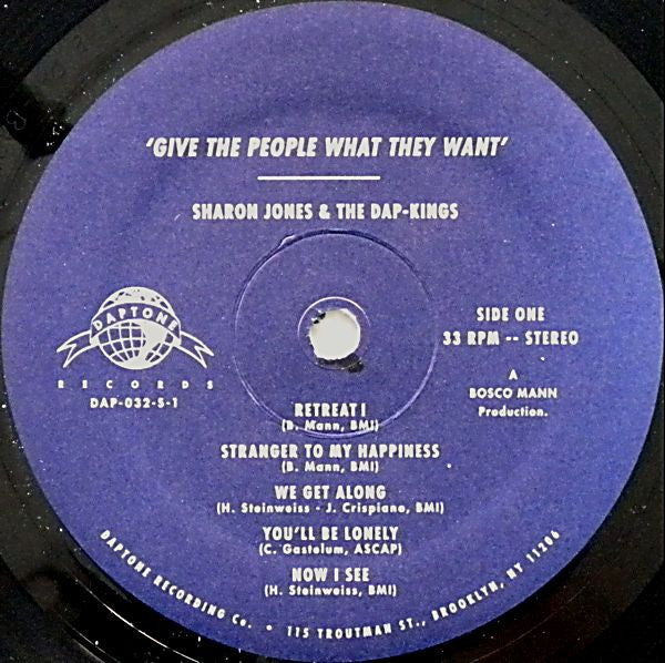 Sharon Jones & The Dap-Kings - Give The People What They Want (Vinyl) | Mint (M) Mint (M)
