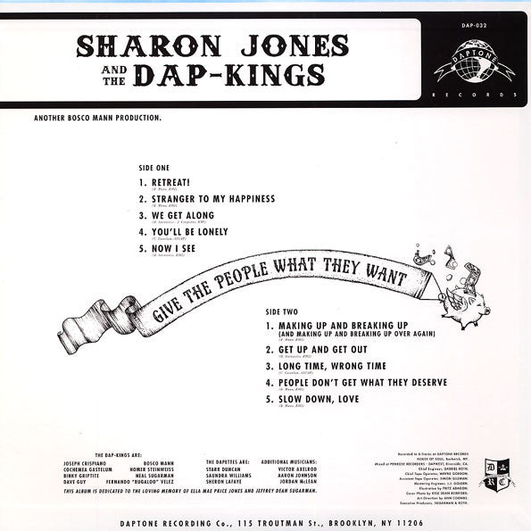 Sharon Jones & The Dap-Kings - Give The People What They Want (Vinyl) | Mint (M) Mint (M)