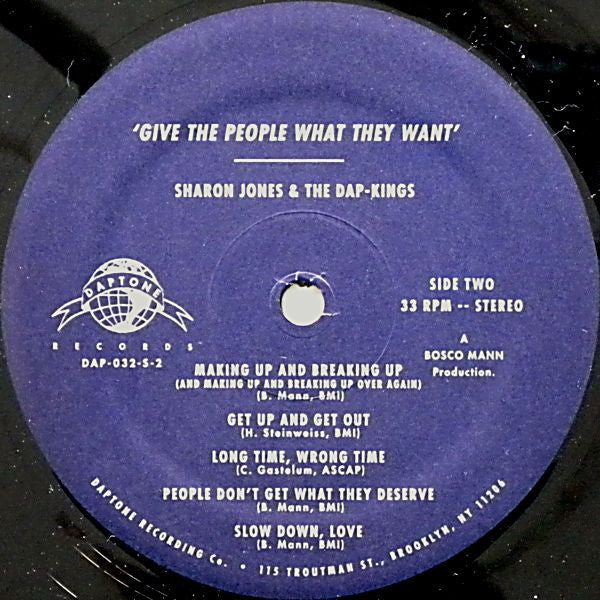 Sharon Jones & The Dap-Kings - Give The People What They Want (Vinyl) | Mint (M) Mint (M)