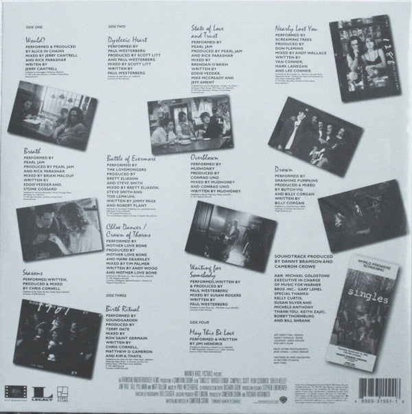 Various - Singles - Original Motion Picture Soundtrack (VINYL) |