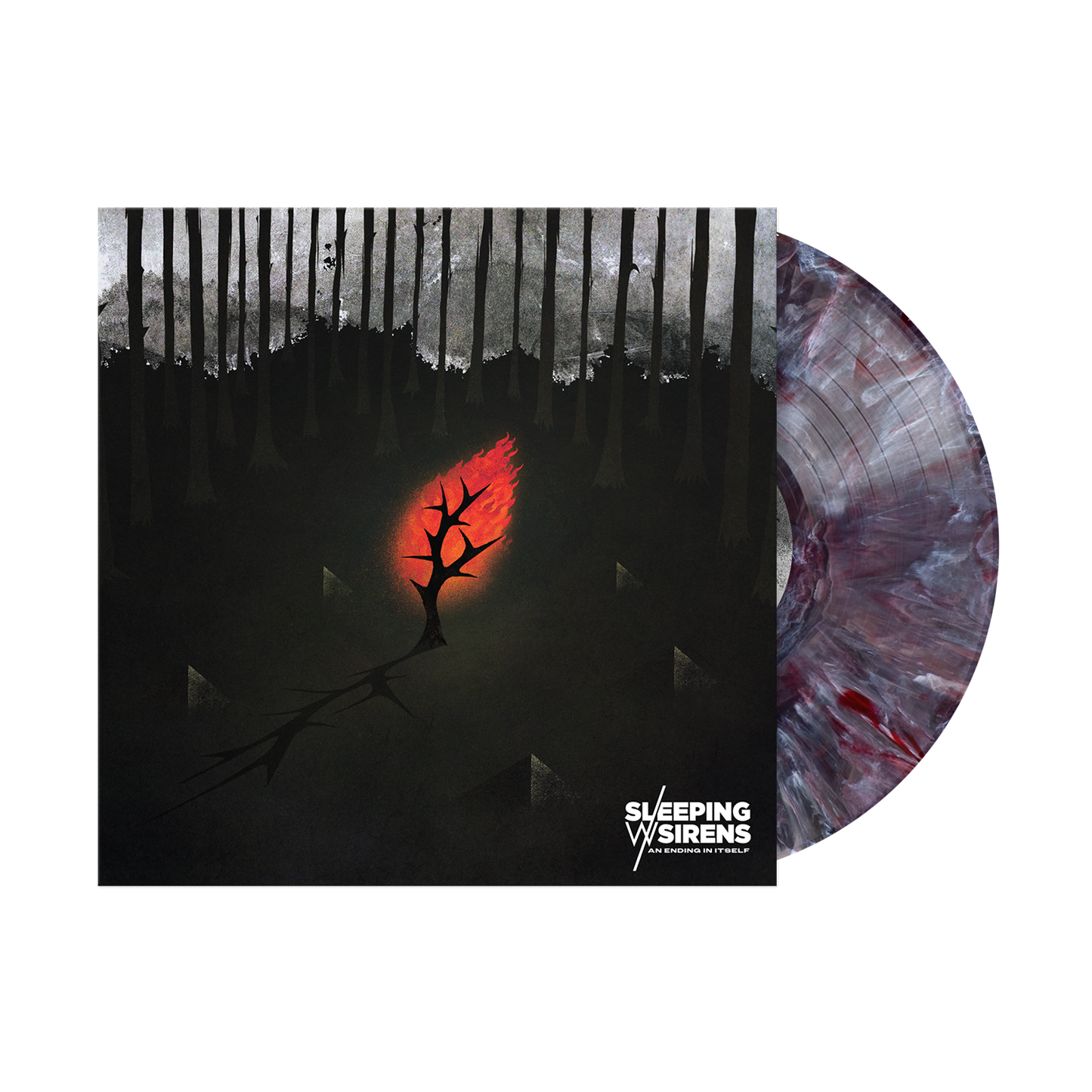 Sleeping With Sirens - An Ending In Itself (Black/White/Red Swirl VINYL) | Mint (M) Mint (M)