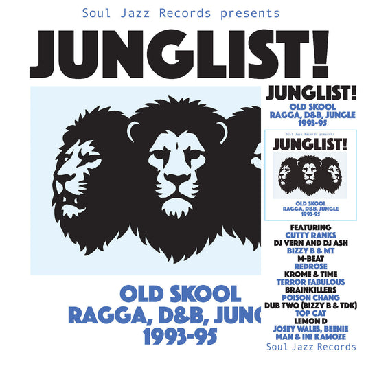 Soul Jazz Records Presents - Junglist! Old Skool Ragga, D&B, Jungle 1993–95 (2x VINYL) | Mint (M) Mint (M)