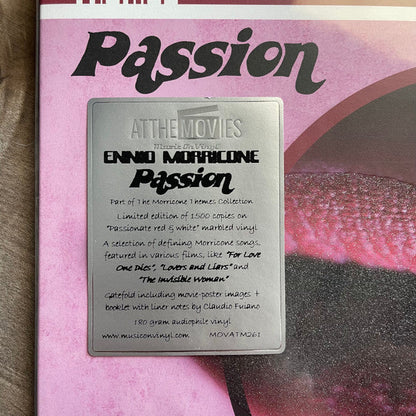 Ennio Morricone - Passion (COLOR VINYL) | Mint (M) Mint (M)