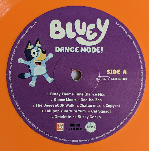 Joff Bush - Bluey Dance Mode! (ORANGE VINYL) | Mint (M) Mint (M)