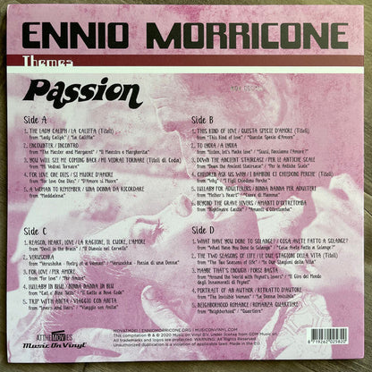 Ennio Morricone - Passion (COLOR VINYL) | Mint (M) Mint (M)