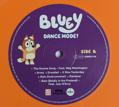 Joff Bush - Bluey Dance Mode! (ORANGE VINYL) | Mint (M) Mint (M)
