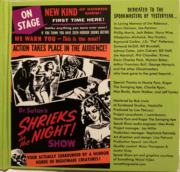 Various - Something Weird Spook Show Spectacular A-Go-Go (CD/DVD) | Mint (M) Mint (M)