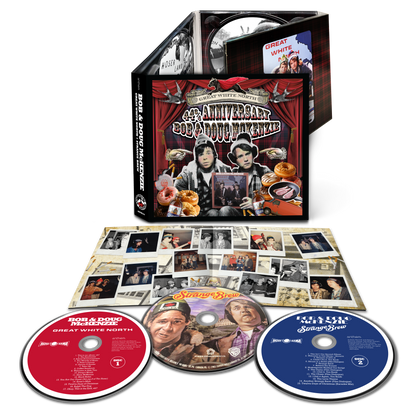 Bob & Doug McKenzie - Great White North & Strange Brew 44 3/4 Anniversary (2xCD, Blu-ray, 12 page booklet) |