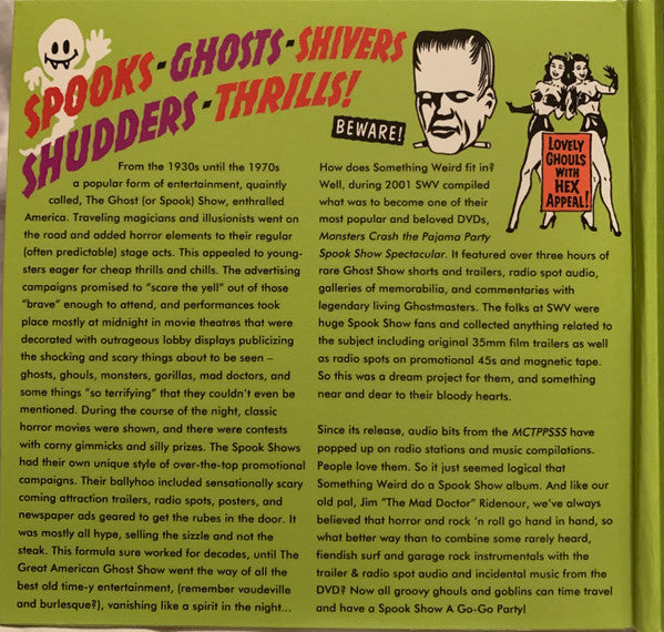 Various - Something Weird Spook Show Spectacular A-Go-Go (CD/DVD) | Mint (M) Mint (M)