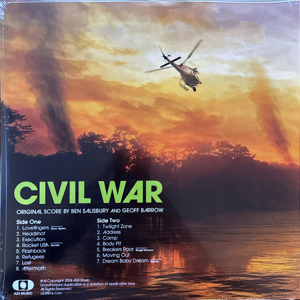 Ben Salisbury - Civil War (GREEN VINYL) | Mint (M) Mint (M)