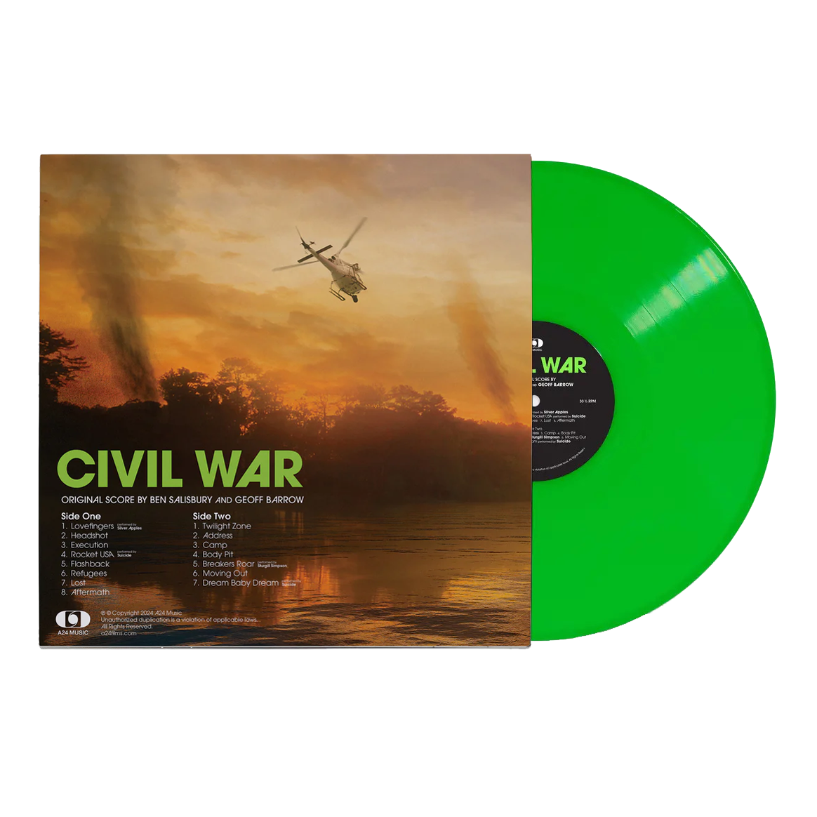 Ben Salisbury - Civil War (GREEN VINYL) | Mint (M) Mint (M)