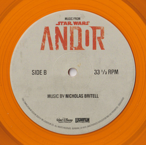 Nicholas Britell - Music From Star Wars: Andor (VINYL) | Mint (M) Mint (M)