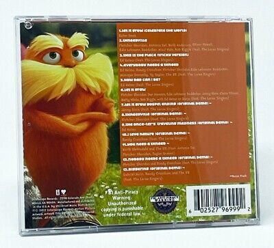 Various - Dr. Seuss' The Lorax: Original Songs From The Motion Picture (CD) | Mint (M) Near Mint (NM)