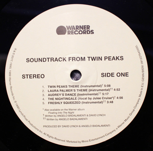 Angelo Badalamenti - Music From Twin Peaks (VINYL) | Mint (M) Mint (M)