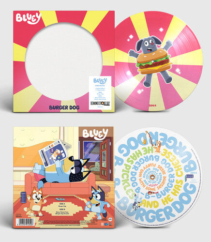 Burger Dog / Bluey Theme Tune (Burger Dog Version)(2025 RSD Exclusive, Limited Edition, 7" Picture Disc Vinyl) | Mint (M) Mint (M)
