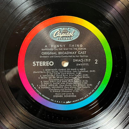 "A Funny Thing Happened On The Way To The Forum" O - A Funny Thing Happened On The Way To The Forum (VINYL) | Excellent+ (EX+) Excellent (EX)