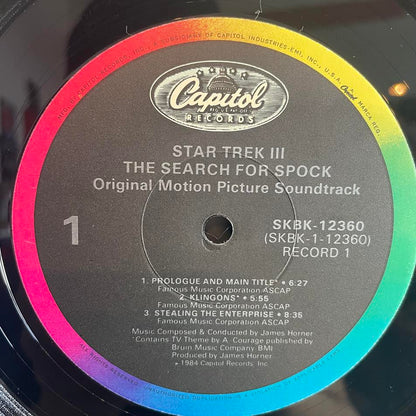 James Horner - Star Trek III: The Search For Spock (Original Motion Picture Soundtrack) (2xVINYL) | Excellent+ (EX+) Excellent+ (EX+)