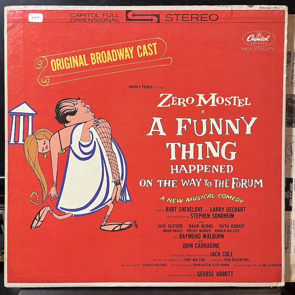 "A Funny Thing Happened On The Way To The Forum" O - A Funny Thing Happened On The Way To The Forum (VINYL) | Excellent+ (EX+) Excellent (EX)