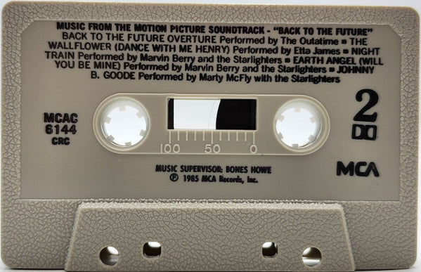 Various - Back To The Future (Music From The Motion Picture Soundtrack) (CASSETTE) | Excellent+ (EX+) Excellent (EX)