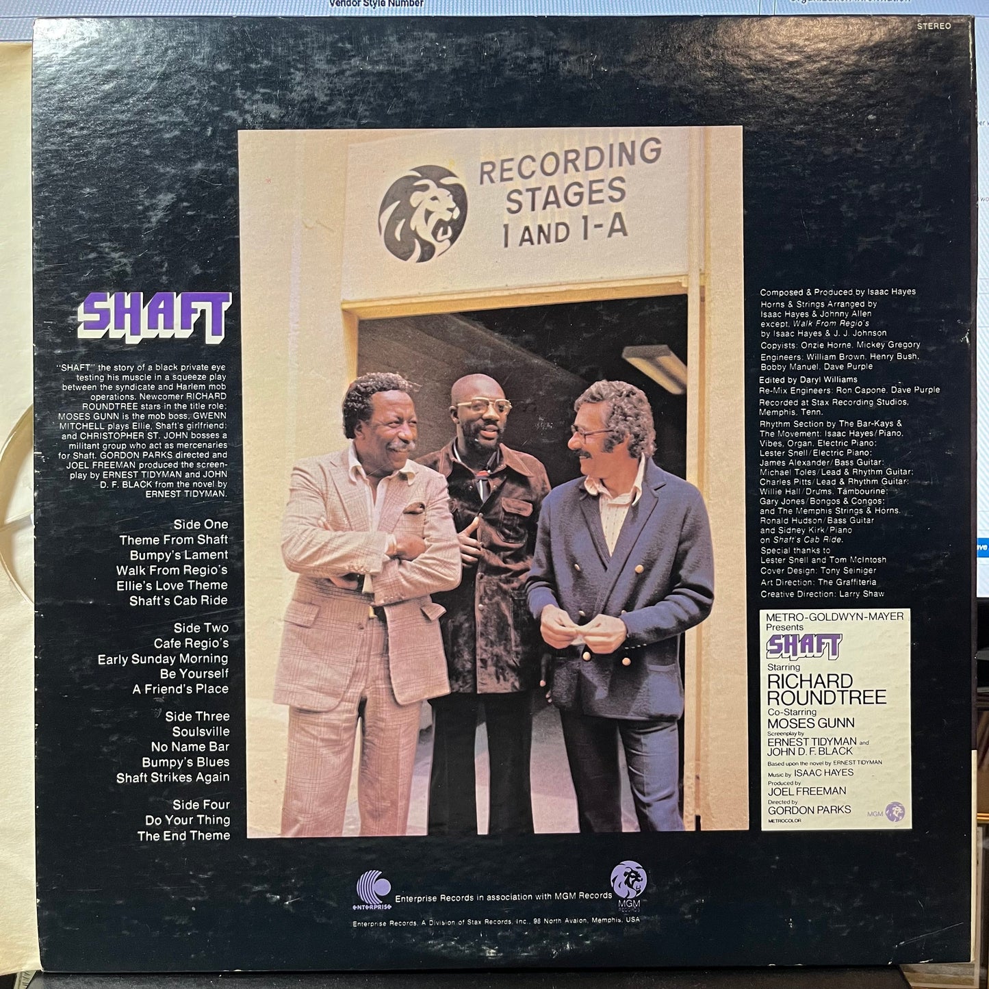 Isaac Hayes - Shaft (2xVINYL) | Excellent+ (EX+) Excellent (EX)