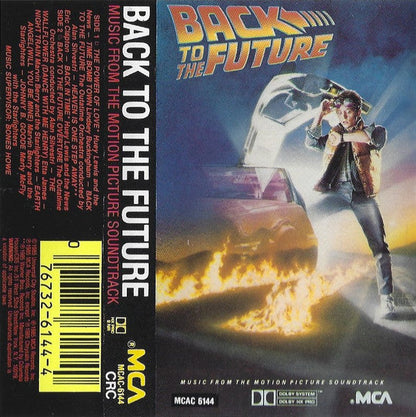 Various - Back To The Future (Music From The Motion Picture Soundtrack) (CASSETTE) | Excellent+ (EX+) Excellent (EX)