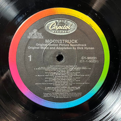 Dick Hyman - Moonstruck - Original Motion Picture Soundtrack (VINYL) | Excellent+ (EX+) Very Good Plus Plus (VG++)