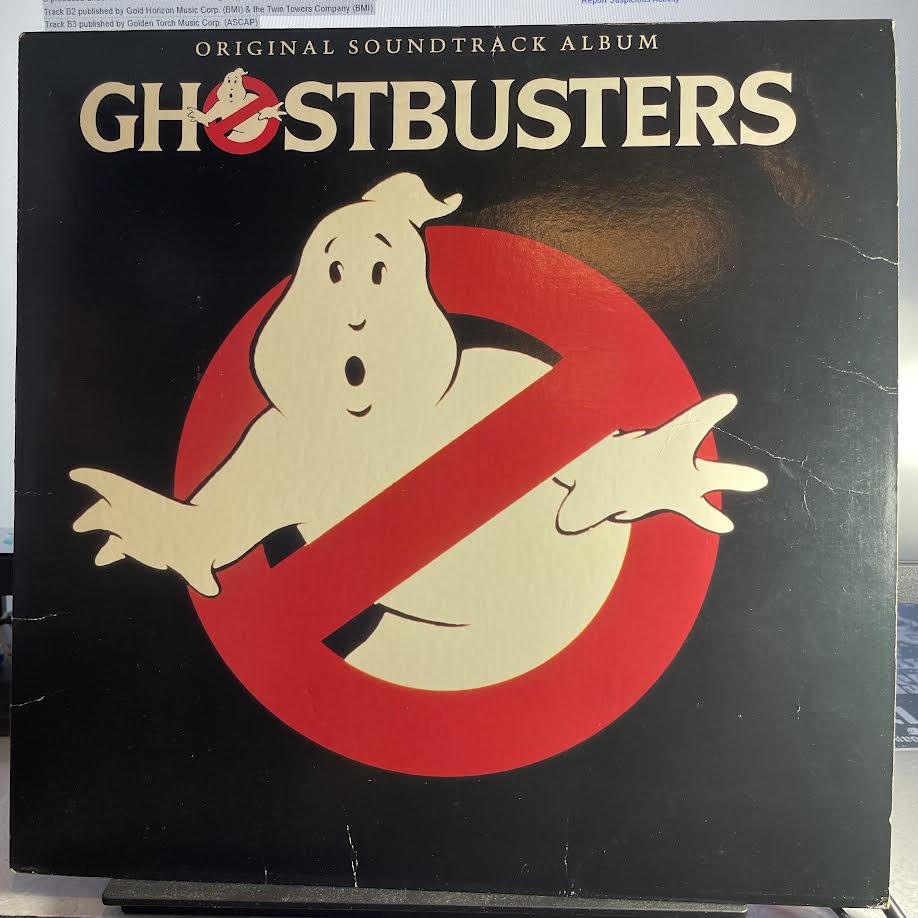 Various - Ghostbusters (Original Soundtrack) (VINYL) | Excellent (EX) Very Good Plus (VG+)