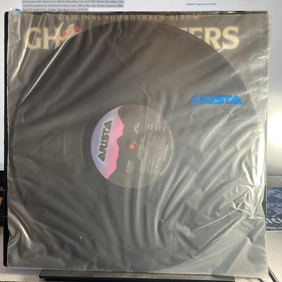 Various - Ghostbusters (Original Soundtrack) (VINYL) | Excellent (EX) Very Good Plus (VG+)