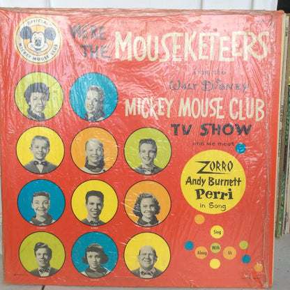The Mouseketeers - We're The Mouseketeers (VINYL) | Good Plus (G+) Excellent (EX)
