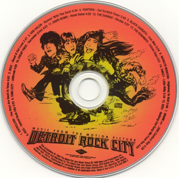 Various - Detroit Rock City (Music From The Motion Picture) (cd) | Near Mint (NM) Near Mint (NM)