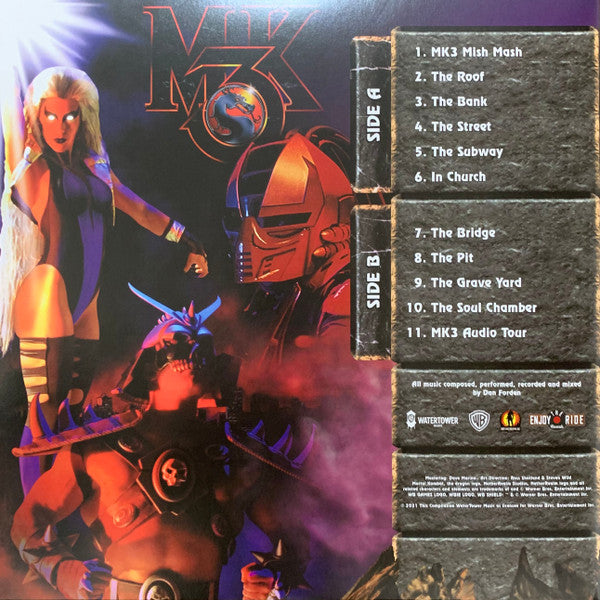 Dan Forden - Ultimate Mortal Kombat 3: Music From The Arcade Game Soundtrack ("PURPLE SKELETON EXPLOSION" VINYL) | Near Mint (NM or M-)