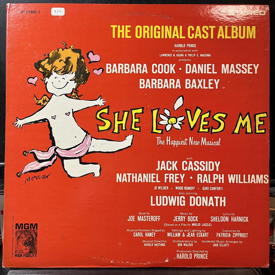 Barbara Cook - She Loves Me (The Original Cast Album) (2xVINYL) | Near Mint (NM) Excellent+ (EX+)