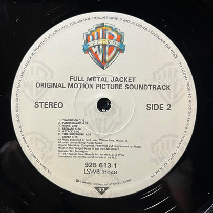 Various - Stanley Kubrick's Full Metal Jacket - Original Motion Picture Soundtrack (YUGOSLAVIA VINYL) | Near Mint (NM) Excellent (EX)