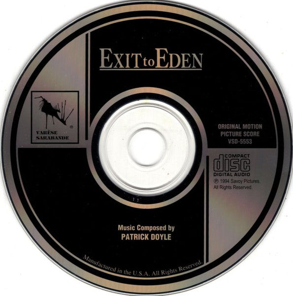 Patrick Doyle - Exit To Eden (Original Motion Picture Soundtrack) (CD) | Near Mint (NM or M-) Near Mint (NM)