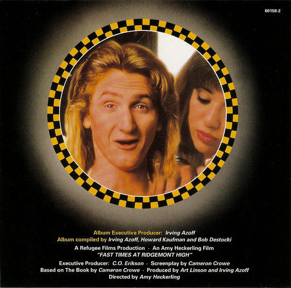 Various - Fast Times At Ridgemont High • Music From The Motion Picture (CD) | Near Mint (NM) Near Mint (NM)