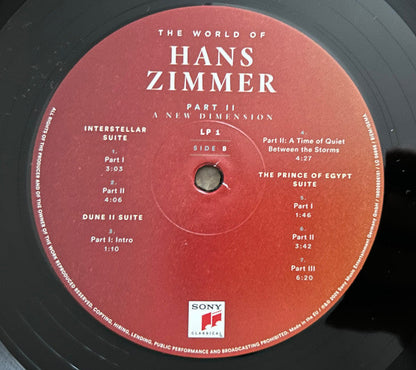 Hans Zimmer - The World of Hans Zimmer - Part II: A New Dimension (3xVINYL) | Near Mint (NM) Near Mint (NM)