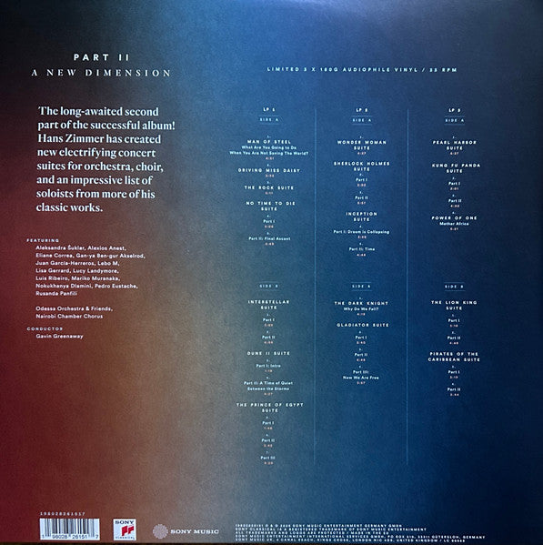 Hans Zimmer - The World of Hans Zimmer - Part II: A New Dimension (3xVINYL) | Near Mint (NM) Near Mint (NM)