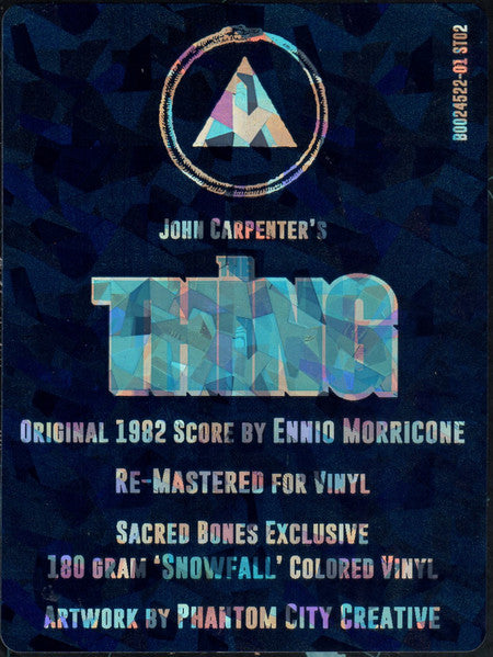 Ennio Morricone - John Carpenter's The Thing / Lost Cues: The Thing (BOX SET) | Near Mint (NM) Near Mint (NM)