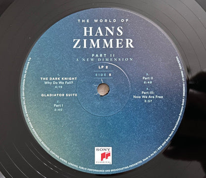 Hans Zimmer - The World of Hans Zimmer - Part II: A New Dimension (3xVINYL) | Near Mint (NM) Near Mint (NM)