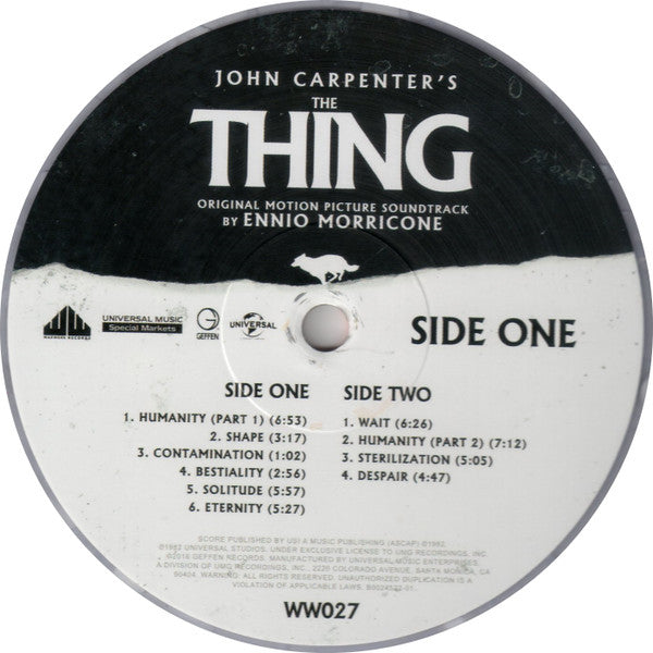 Ennio Morricone - John Carpenter's The Thing / Lost Cues: The Thing (BOX SET) | Near Mint (NM) Near Mint (NM)