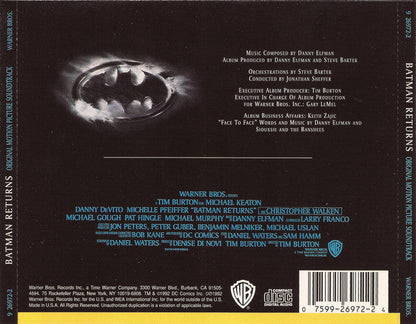 Danny Elfman - Batman Returns (Original Motion Picture Soundtrack) (CD) | Near Mint (NM or M-) Excellent (EX)